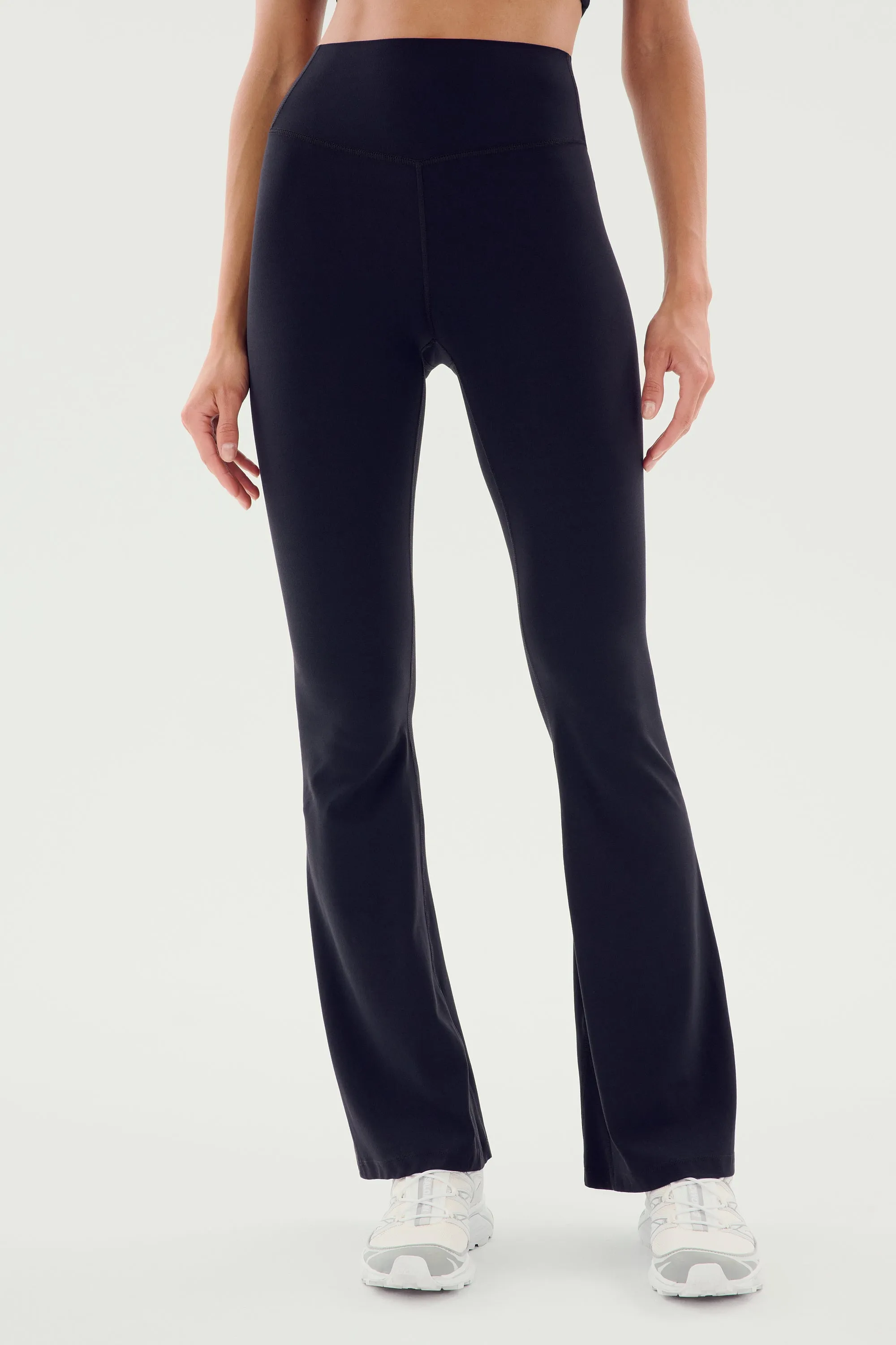 Raquel High Waist Airweight Flare - Black