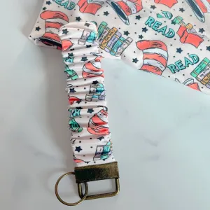 Read Seuss Keychain Scrunchie