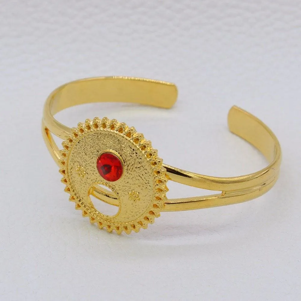 RED Stone Dubai Bangles