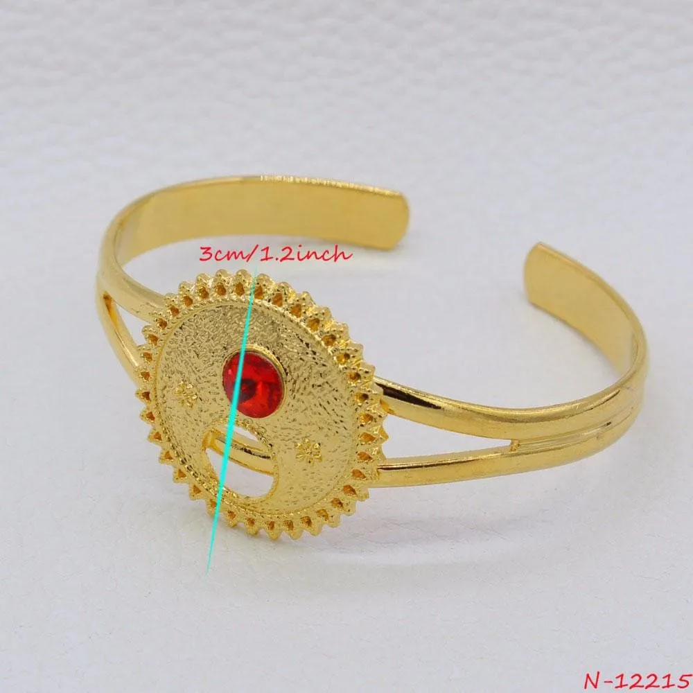 RED Stone Dubai Bangles