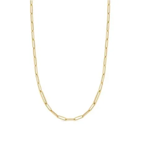 Roberto Coin 18K Yellow Gold 17" Paperclip Link Chain