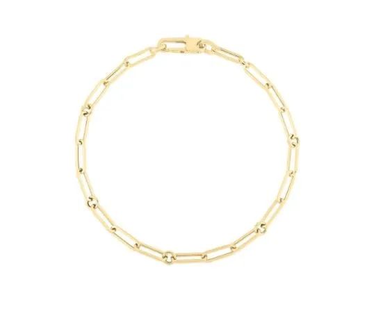 Roberto Coin 18K Yellow Gold Paperclip Link Bracelet