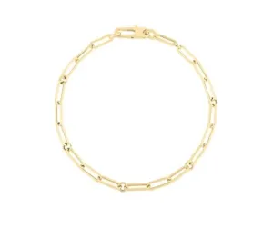 Roberto Coin 18K Yellow Gold Paperclip Link Bracelet