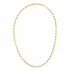 Roberto Coin Designer Gold Link Chain Necklace