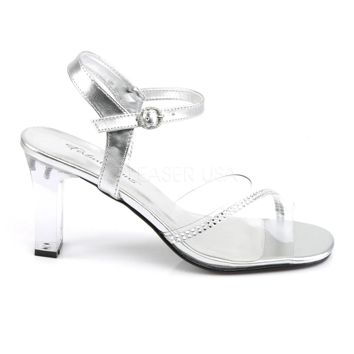 ROMANCE-308R  Clear-Silver Metallic Pu
