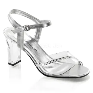 ROMANCE-308R  Clear-Silver Metallic Pu
