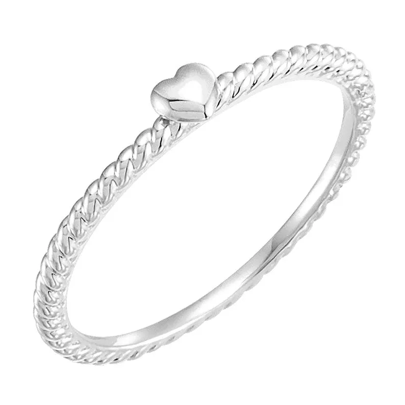 Rope Heart Ring