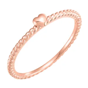Rope Heart Ring