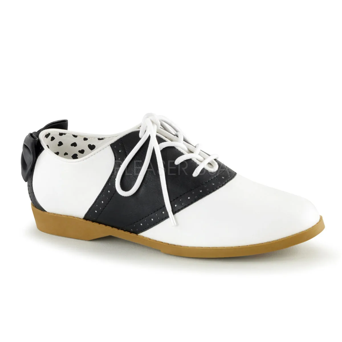 SADDLE-53  Black-White Pu