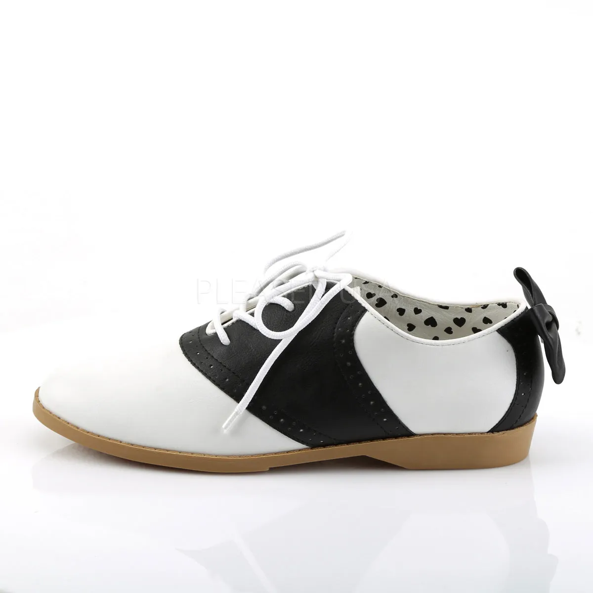 SADDLE-53  Black-White Pu