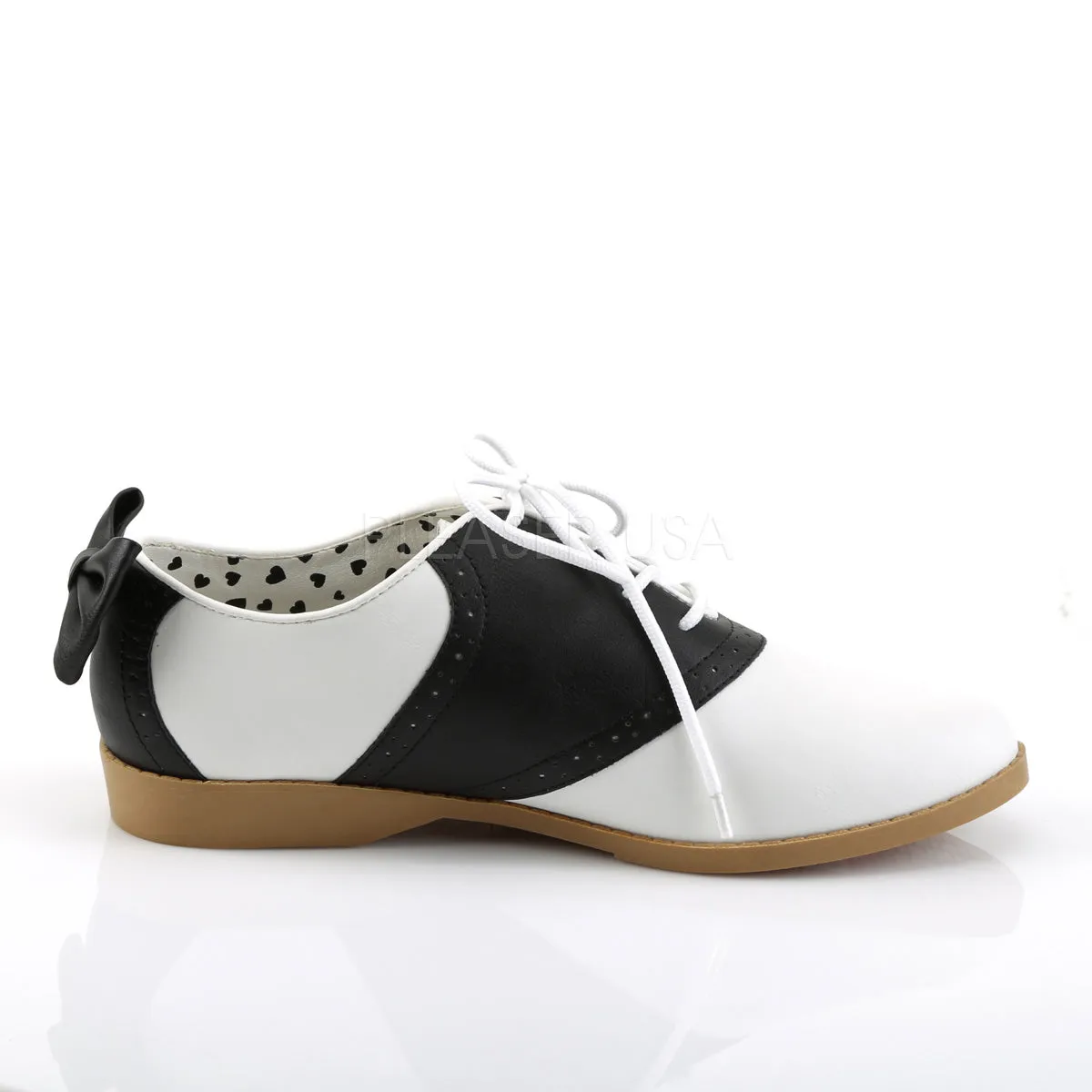SADDLE-53  Black-White Pu