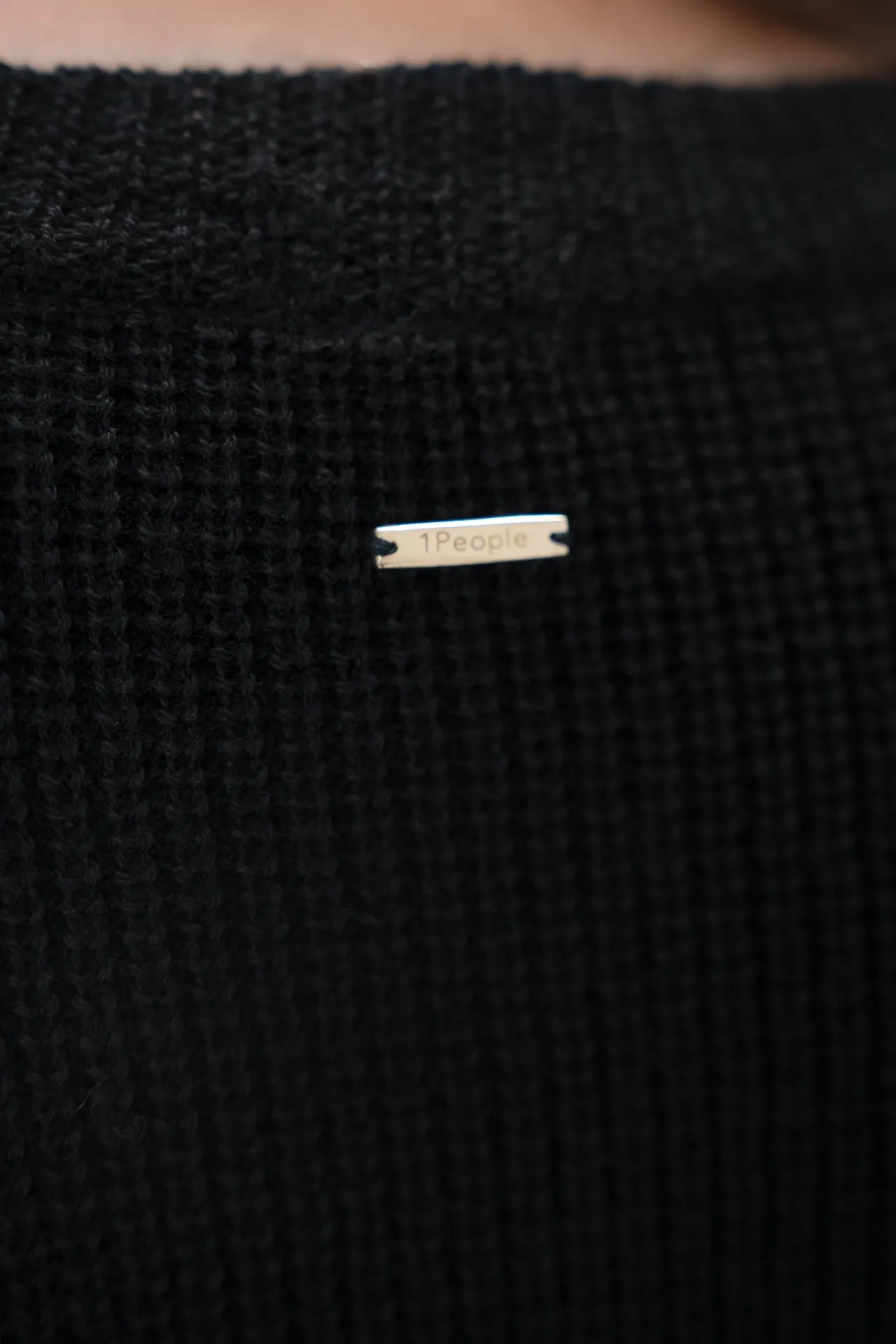 Salzburg Black Wool Cocoon Cardigan