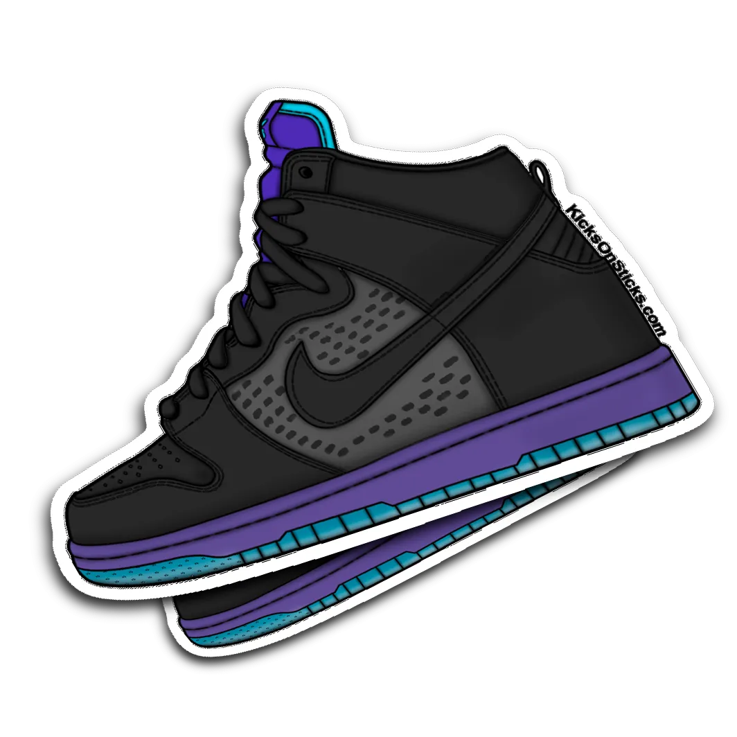 SB Dunk High "Grape" Sneaker Sticker