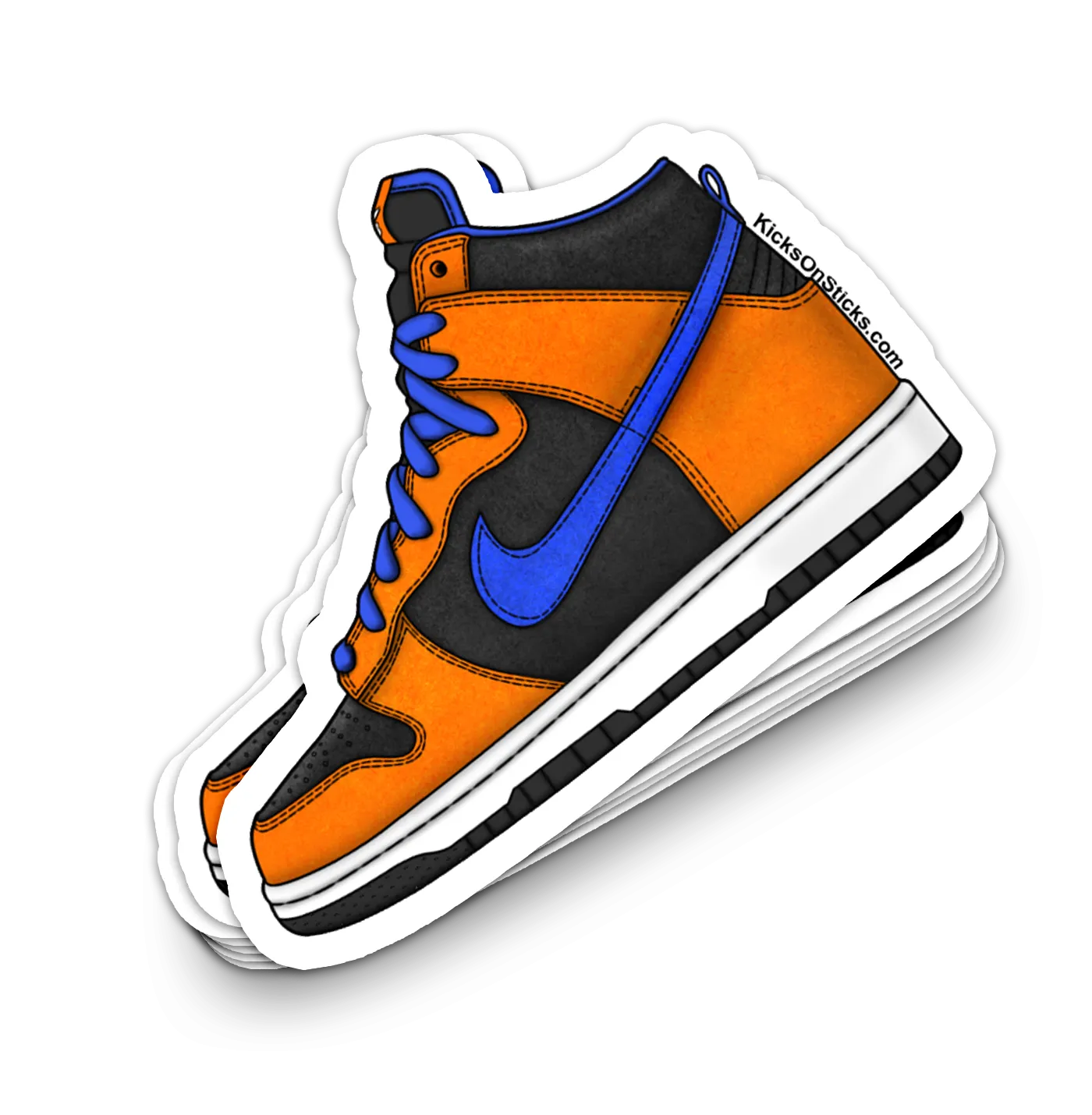 SB Dunk High "Knicks" Sneaker Sticker