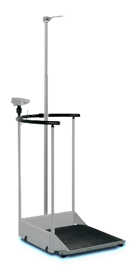 seca 645 - Class III high capacity handrail scale with large platform, BMI & wireless connectivity