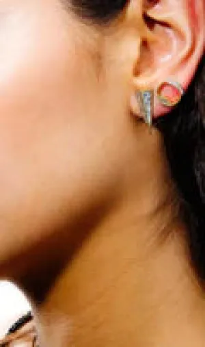Shana Gulati Diamond Kaur Stud Earring Gold