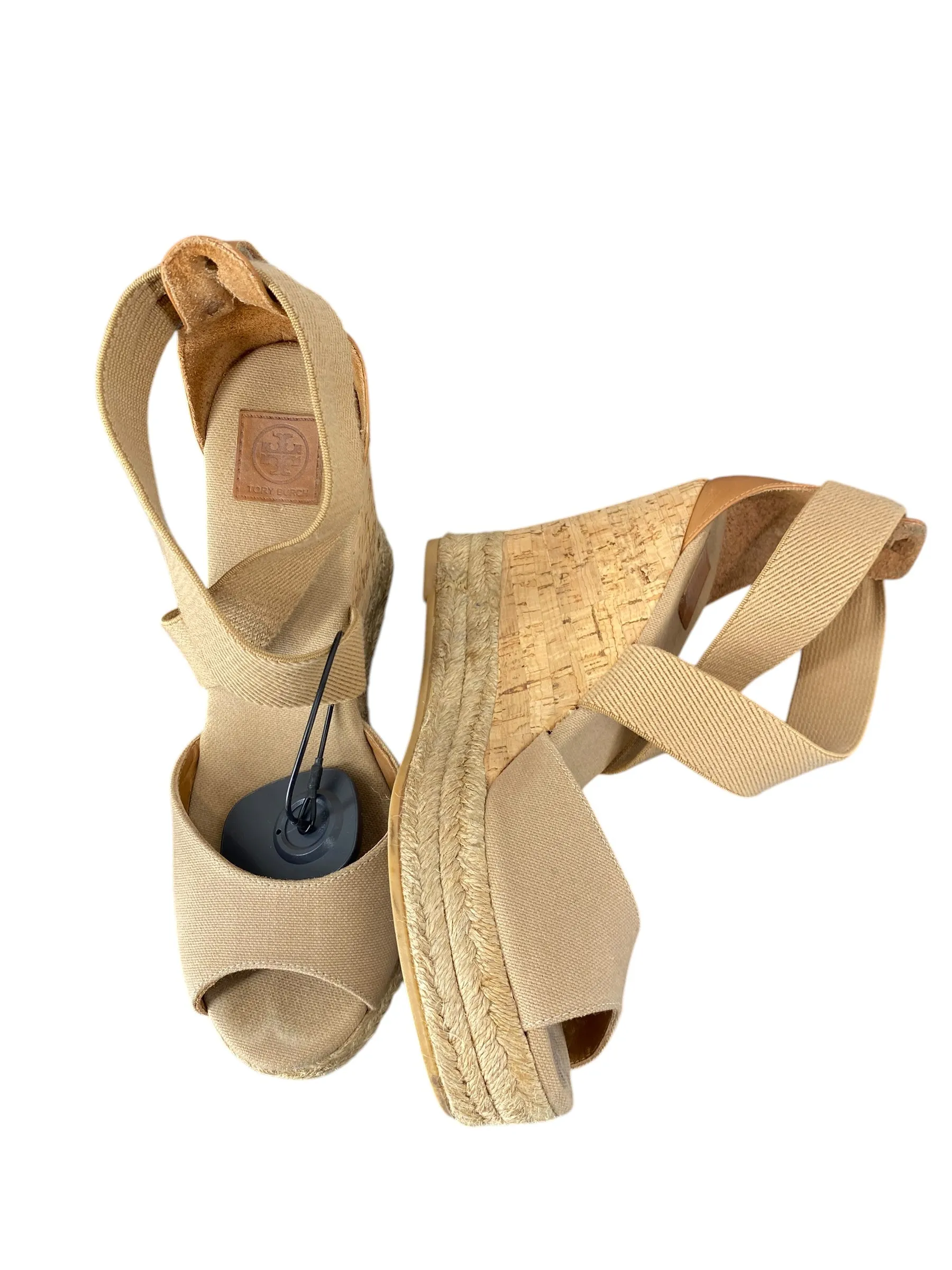 Shoes Designer By Tory Burch In Cream, Size: 7.5