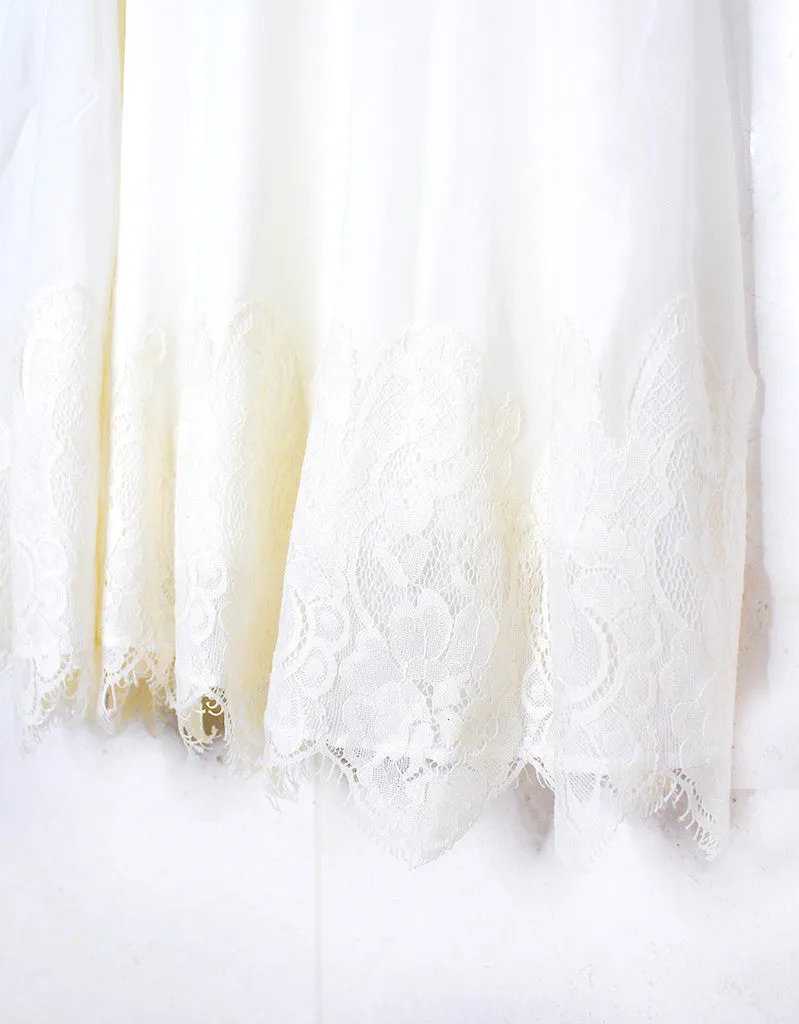 Show Me Your Mumu Lockett Lace Mini Dress in Ivory