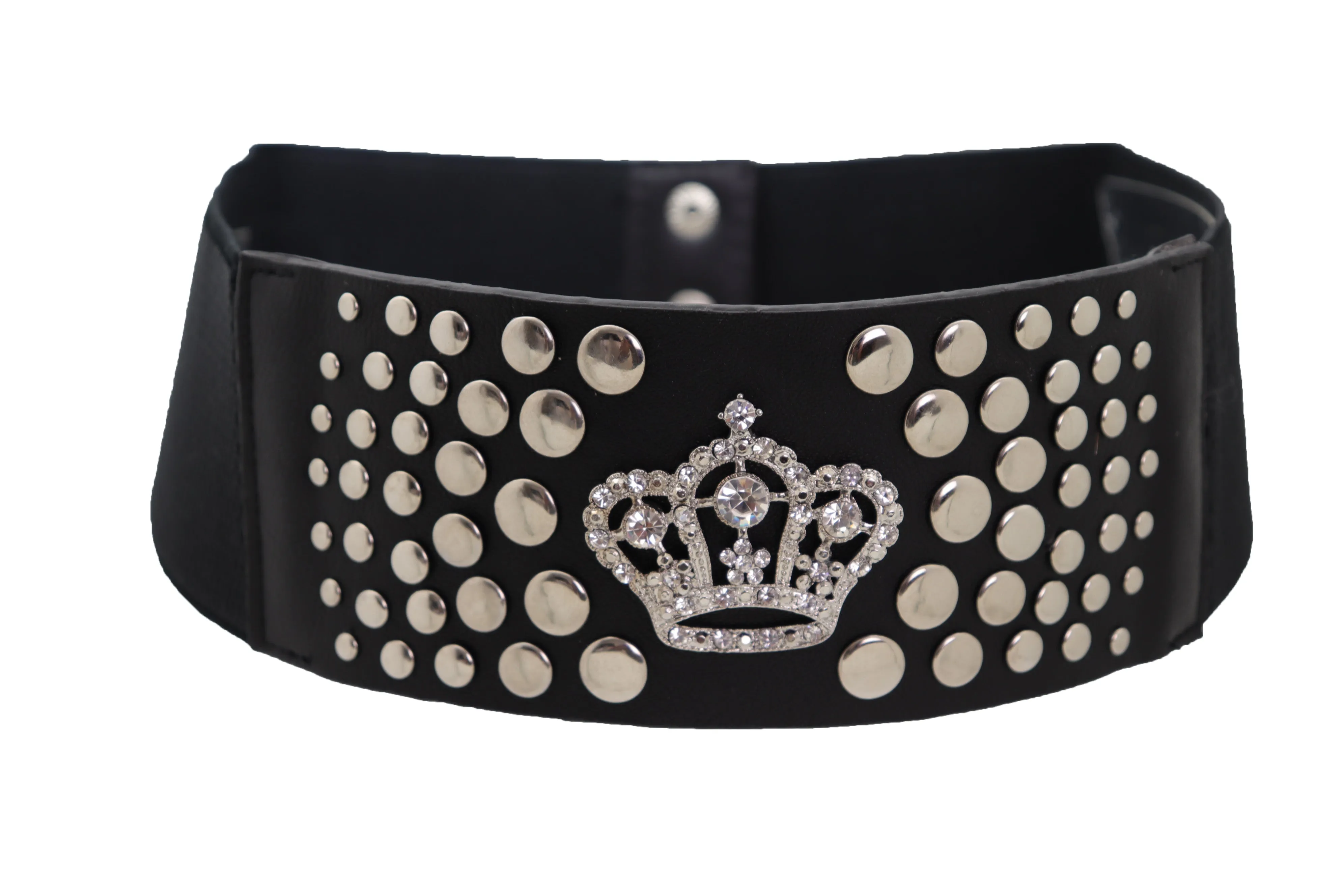 Skeleton Skull Charm Gold Metal Chain Belt