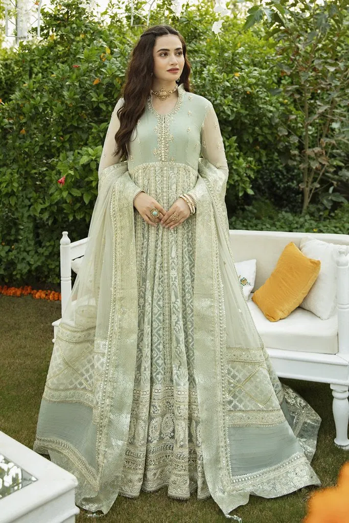 SM-03 | Qalamkar Shadmani Luxury Formals Collection 2021 | Unstitched Embroidered Organza Suits