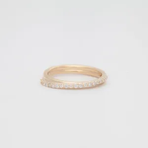 Small Demi-Pavé Current Ring