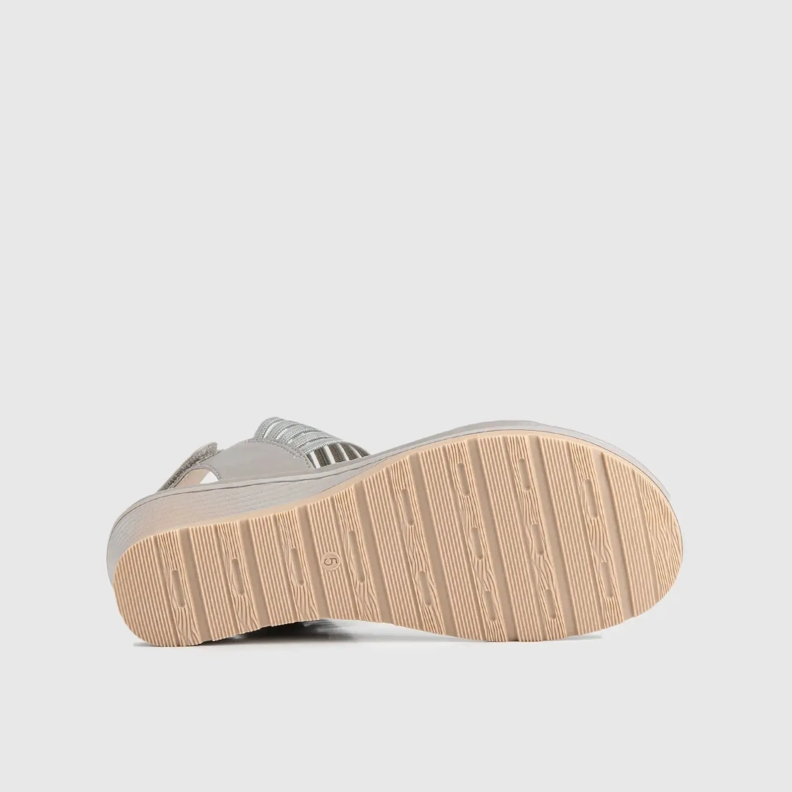 Soft Style Pomona Wedge Sandal 01398 Grey