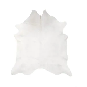 Solid Natural White, Premium Brazilian Cowhide, XL CH12N R