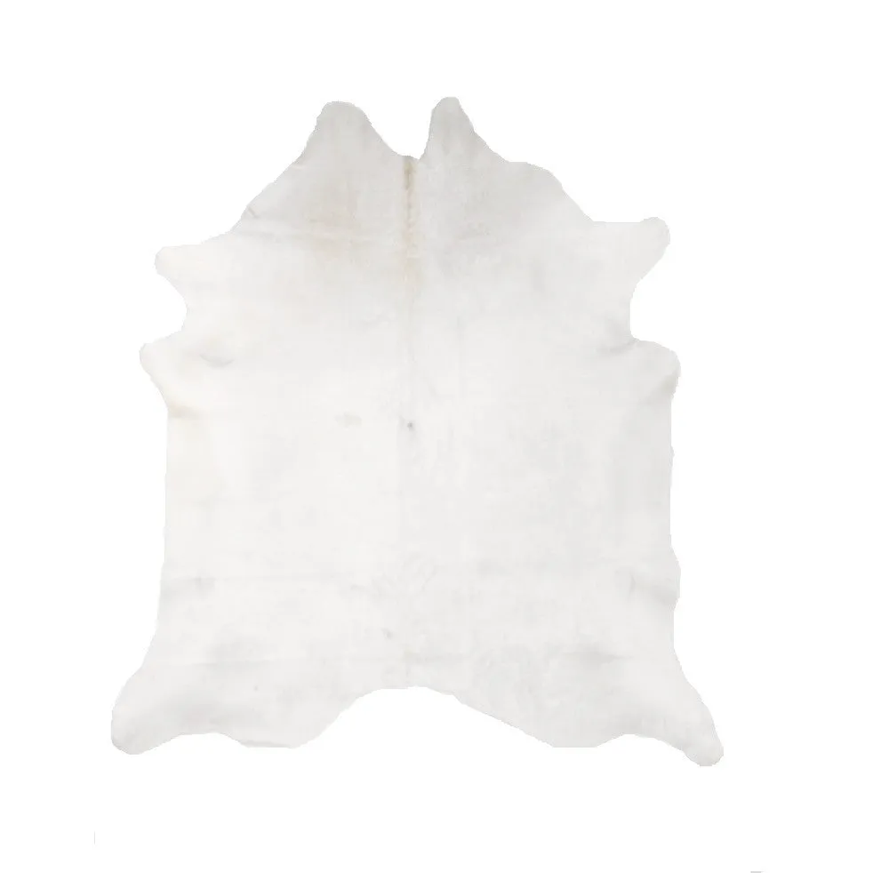Solid Natural White, Premium Brazilian Cowhide, XL CH12N V