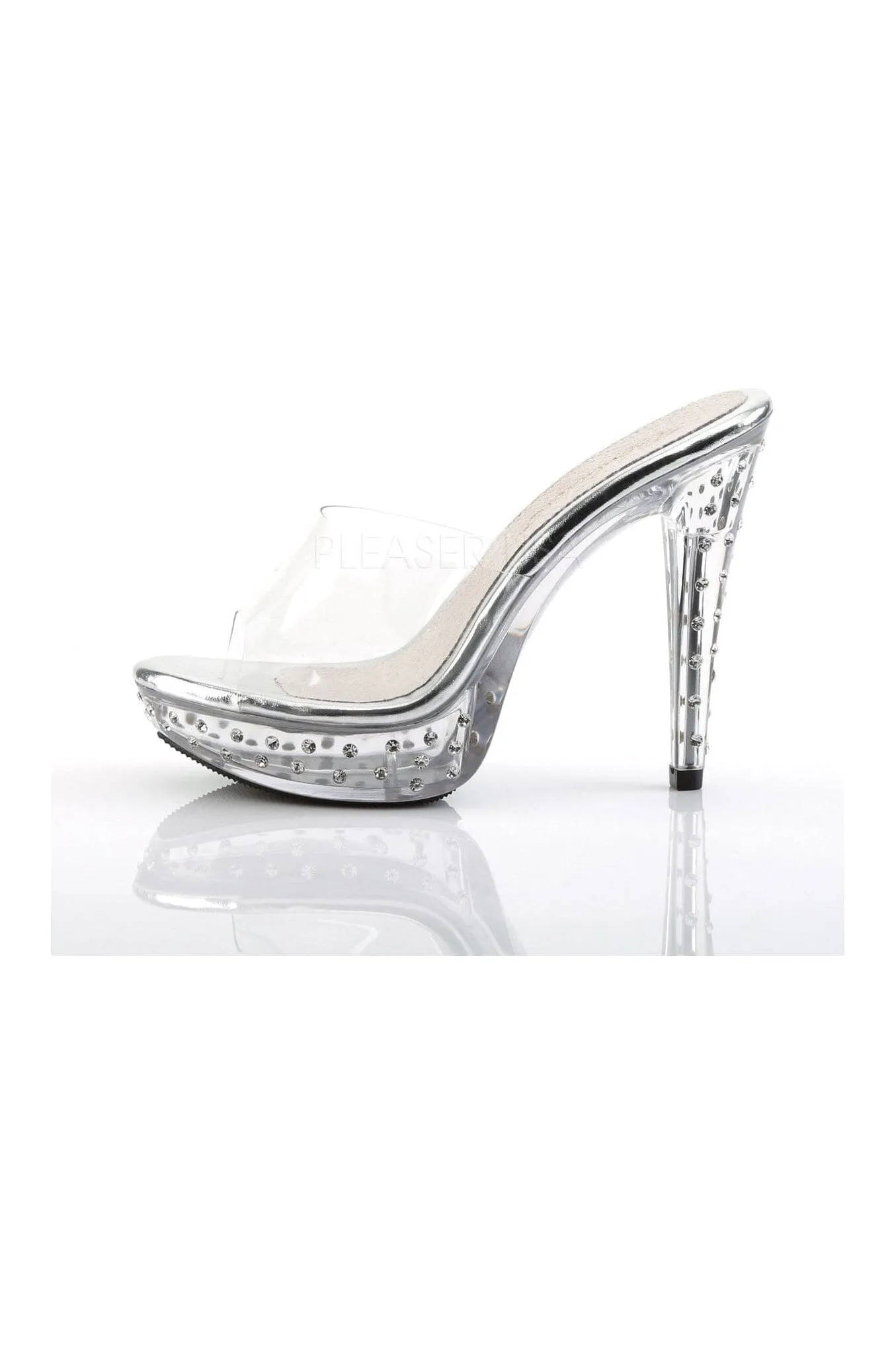 SS-COCKTAIL-501SDT Platform Slide | Clear Vinyl