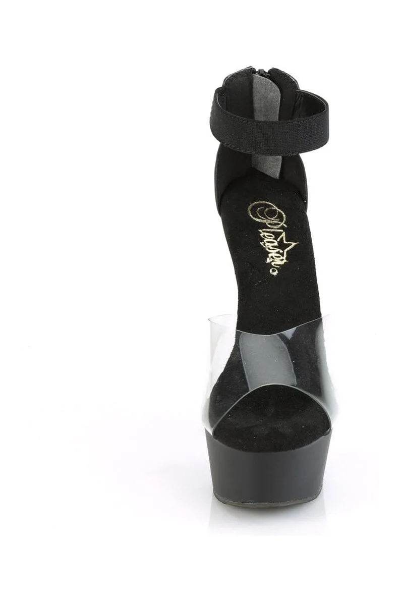 SS-DELIGHT-624 Exotic Sandal | Clear Vinyl
