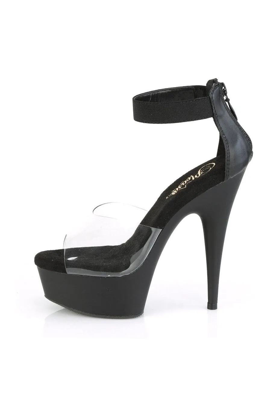 SS-DELIGHT-624 Exotic Sandal | Clear Vinyl