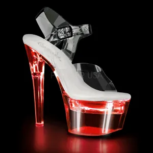 SS-FLASHDANCE-708 Platform Sandal  | Clear Vinyl