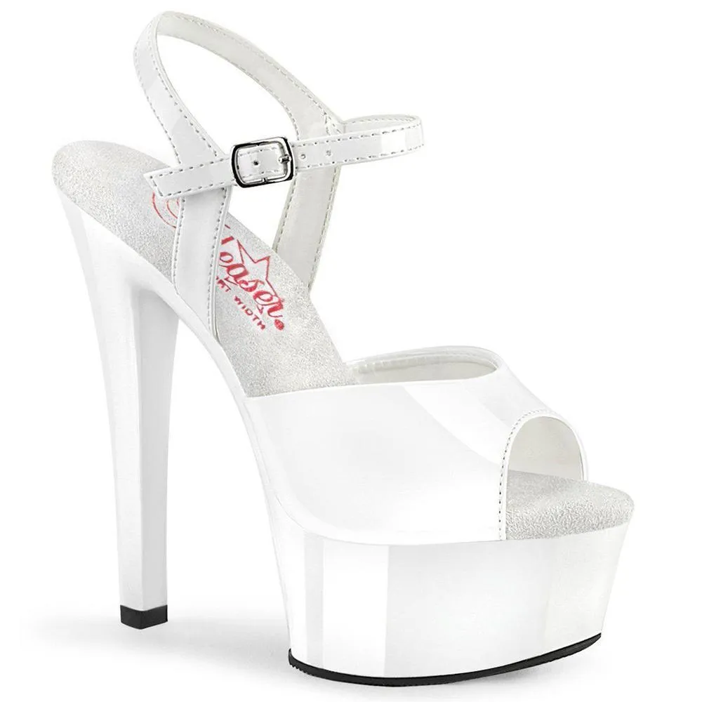 SS-GLEAM-609 Sandal | White Patent