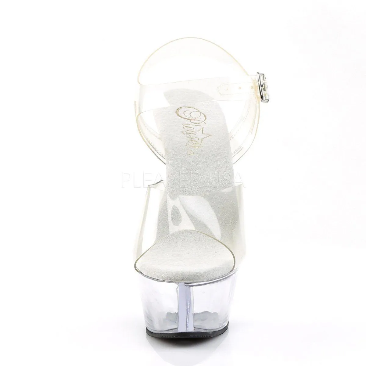 SS- KISS-208 Platform Sandal | Clear Vinyl