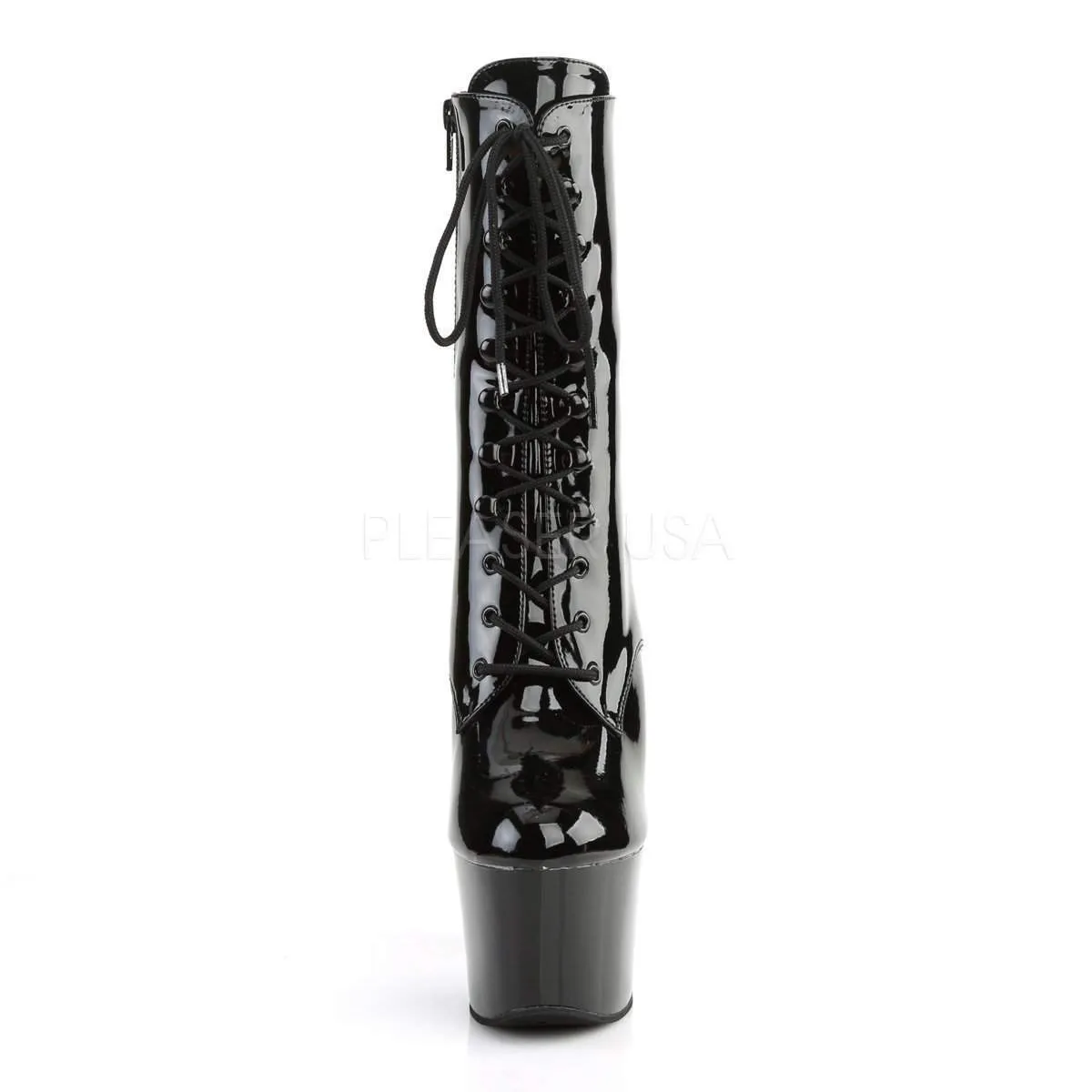 SS-SKY-1020 Platform Boot  | Black Patent