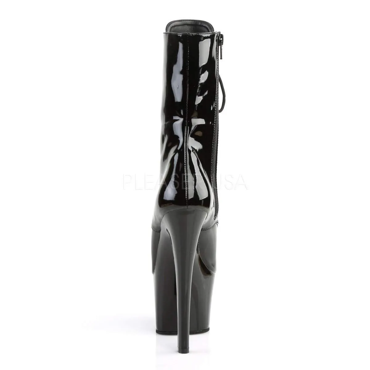 SS-SKY-1020 Platform Boot  | Black Patent