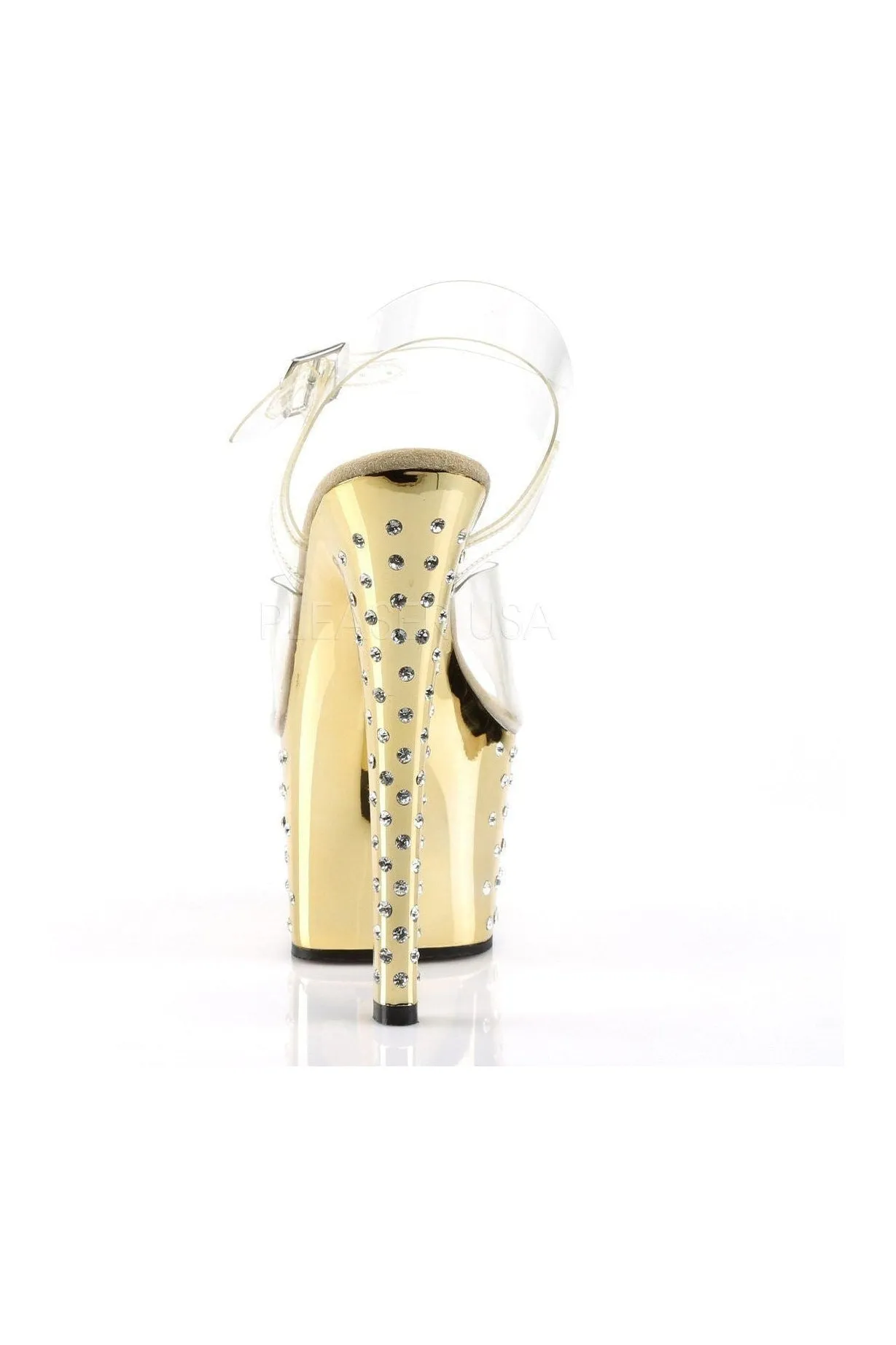 SS-STARDUST-708 Platform Sandal  | Clear Vinyl