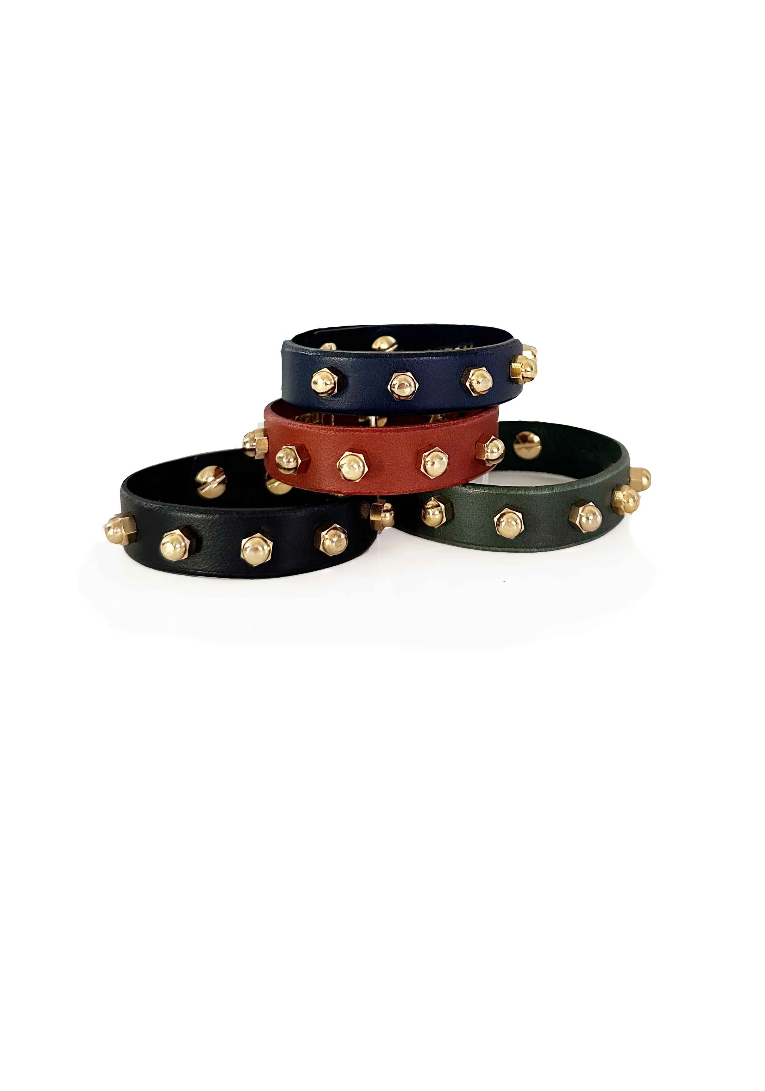 Stacking Stud Bracelet, Black