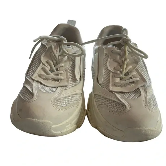 Steve Madden Platform Possession Sneaker Cream White Size 10