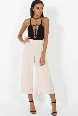 Stone Side Slit Culottes - Odette