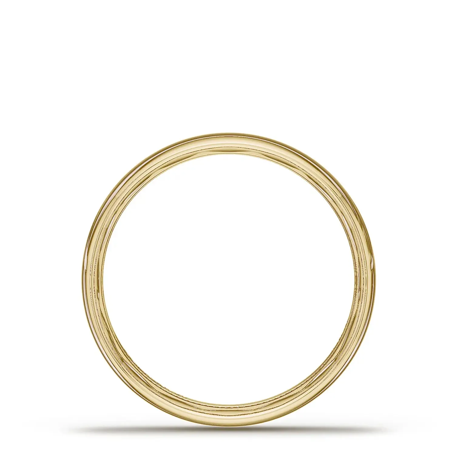 Tacori Classic Rounded in High Polish Mens Wedding Band - 5mm