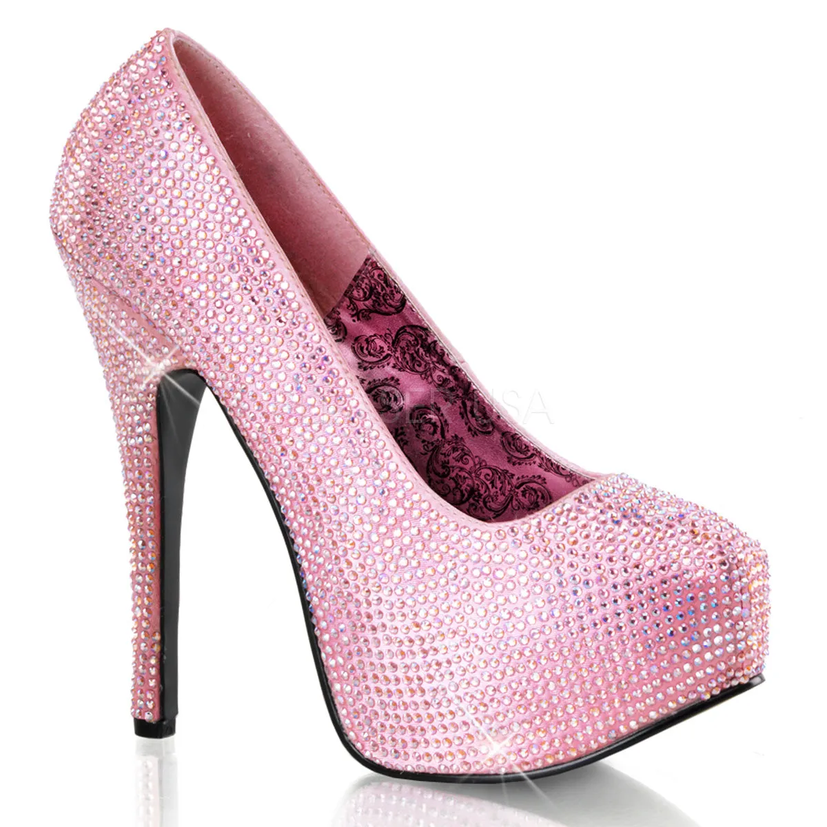 TEEZE-06R  Baby Pink Satin-Irid RS