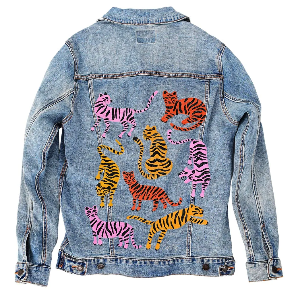 Tiger Collection by CatCoq Unisex Denim Jacket