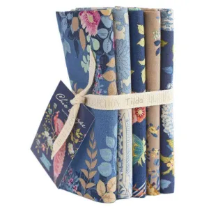 Tilda Chic Escape - Fat Quarter Pack - Blue (5)