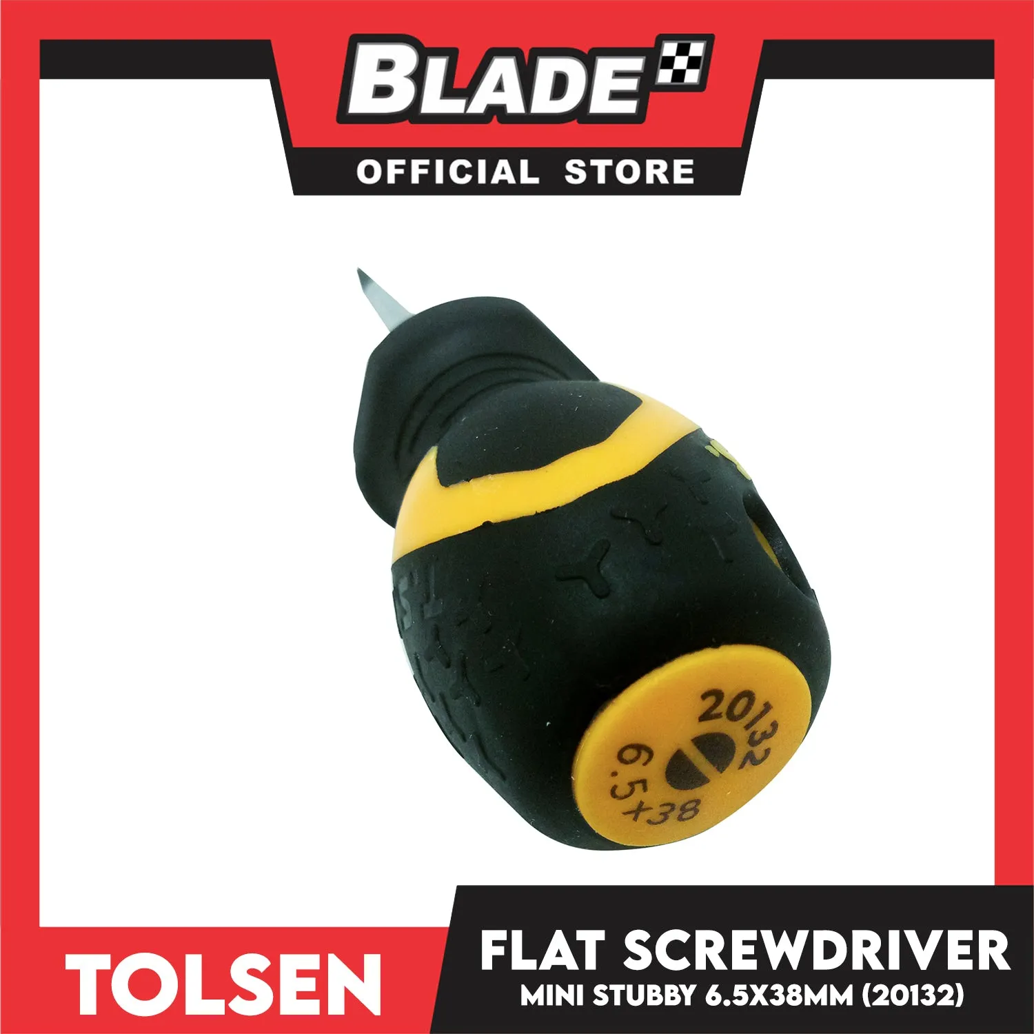Tolsen Flat Screwdriver Mini Stubby 20132