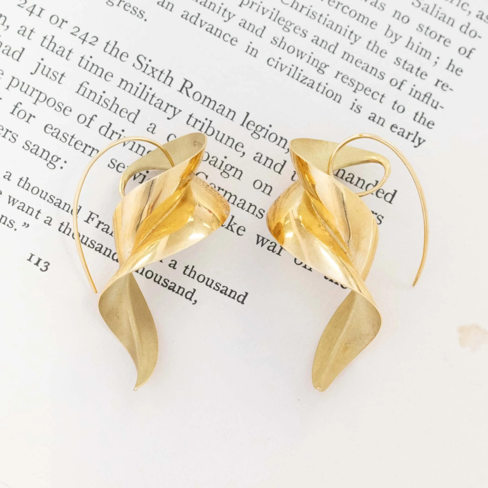 Tourque Hoop Earrings by Michael Good
