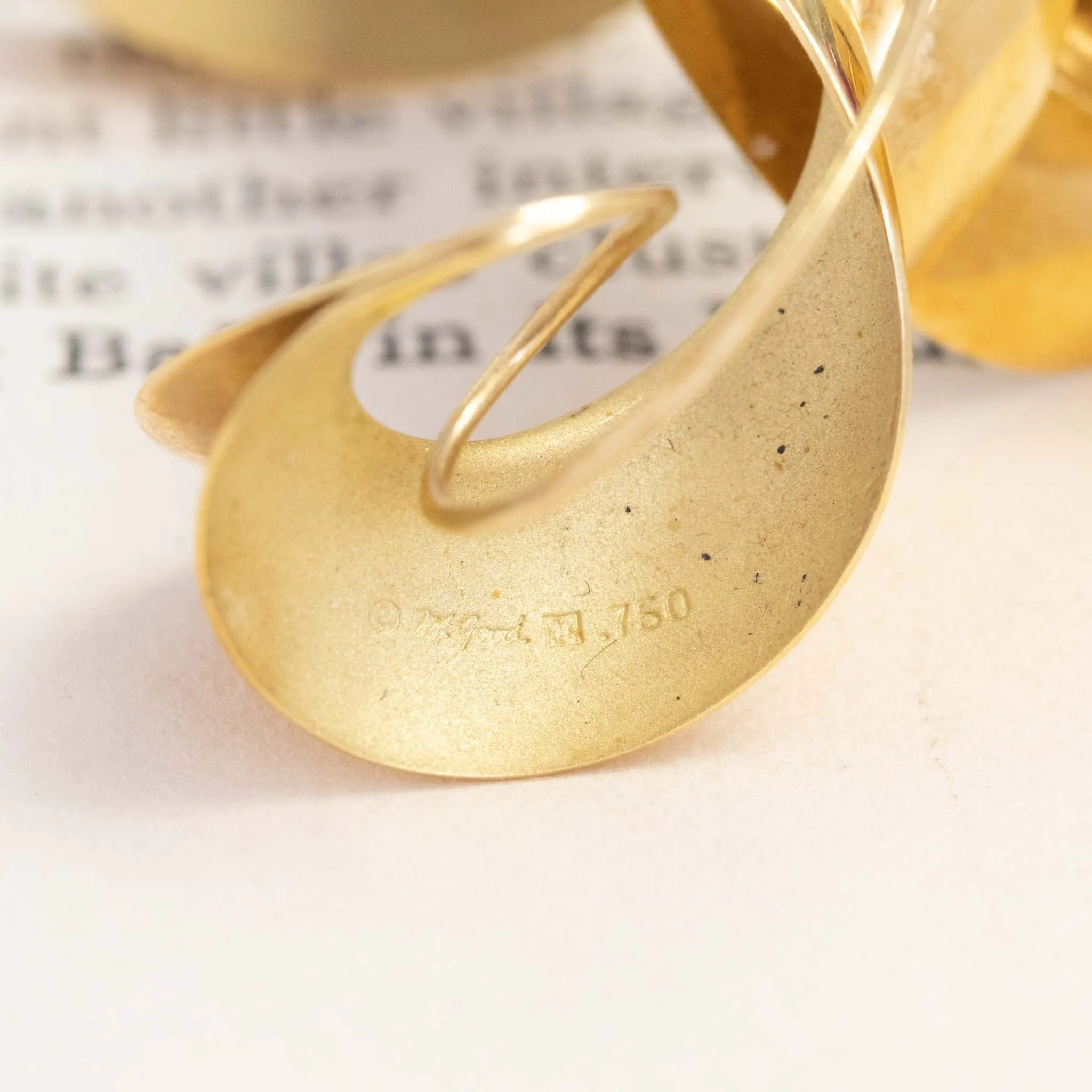 Tourque Hoop Earrings by Michael Good
