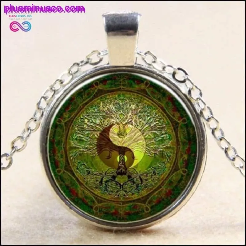 Tree Of Life Yin Yang Pendant Necklace
