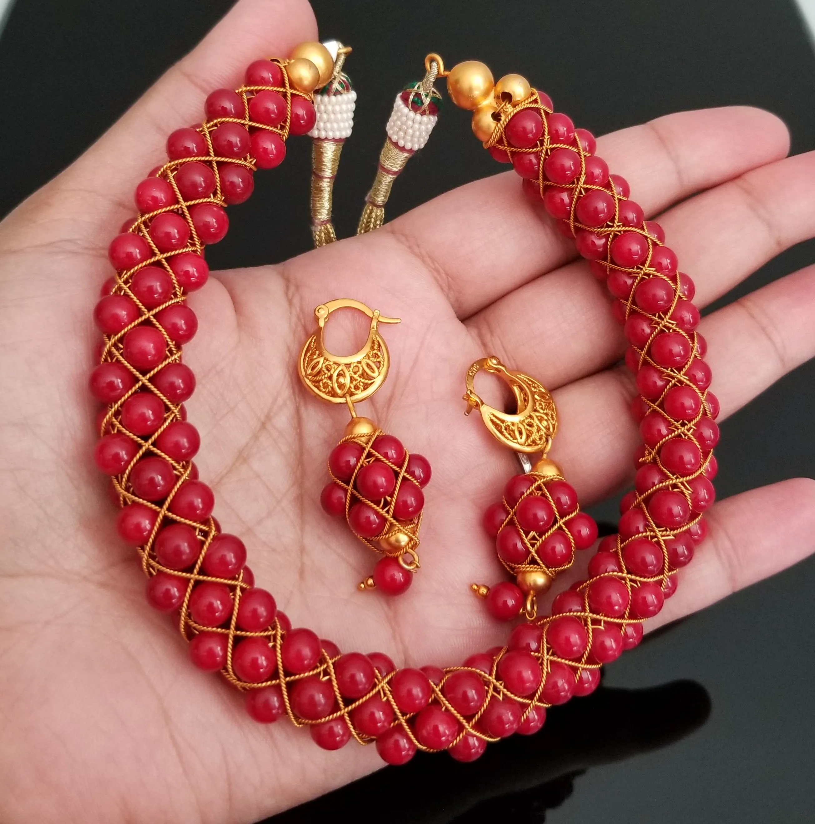 Trendy Coral Weave Necklace BT3