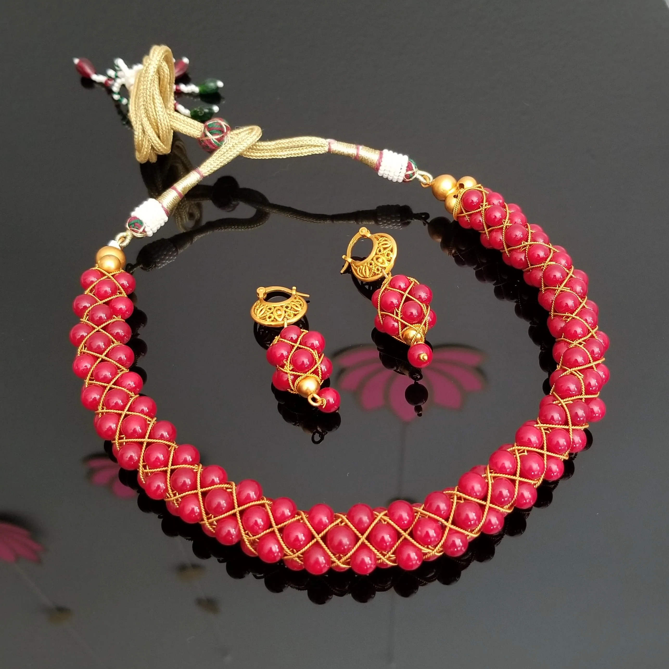 Trendy Coral Weave Necklace BT3